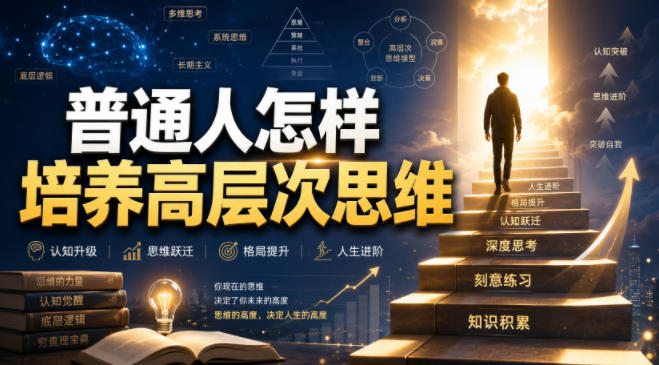 付费文章：普通人怎样培养高层次思维-资源之家
