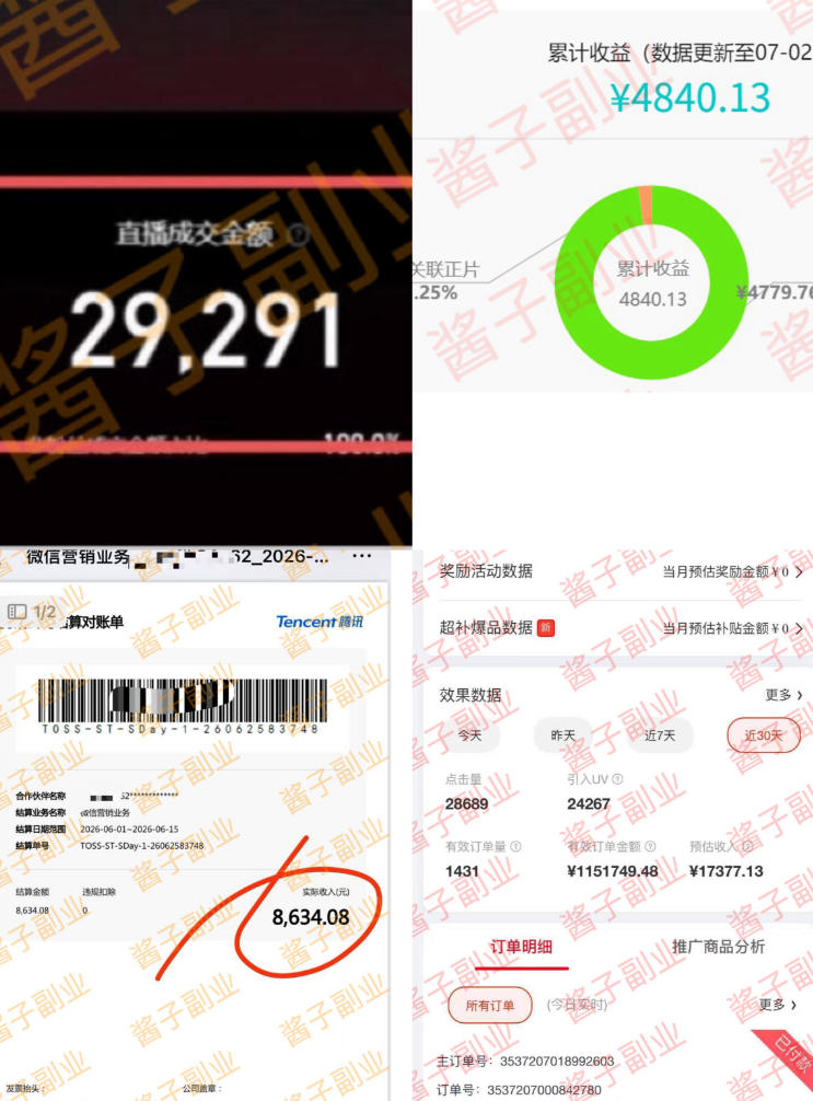 985十年互联网老兵亲测:2026年多个真实落地副业项目,手把手带你搭建被动收入管道(淘宝无人直播、TK拉新、代运营、CSGO……)【揭秘】-资源之家