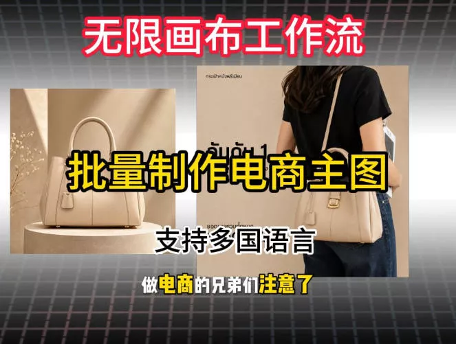 批量复刻电商爆款主图工作流搭建教学，批量下载，支持多国语言，不管是国内电商还是跨境店群都能用-资源之家