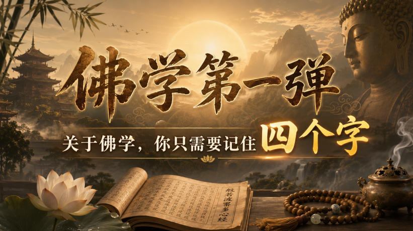 付费文章：佛学第一弹，关于佛学，你只需要记住四个字-资源之家
