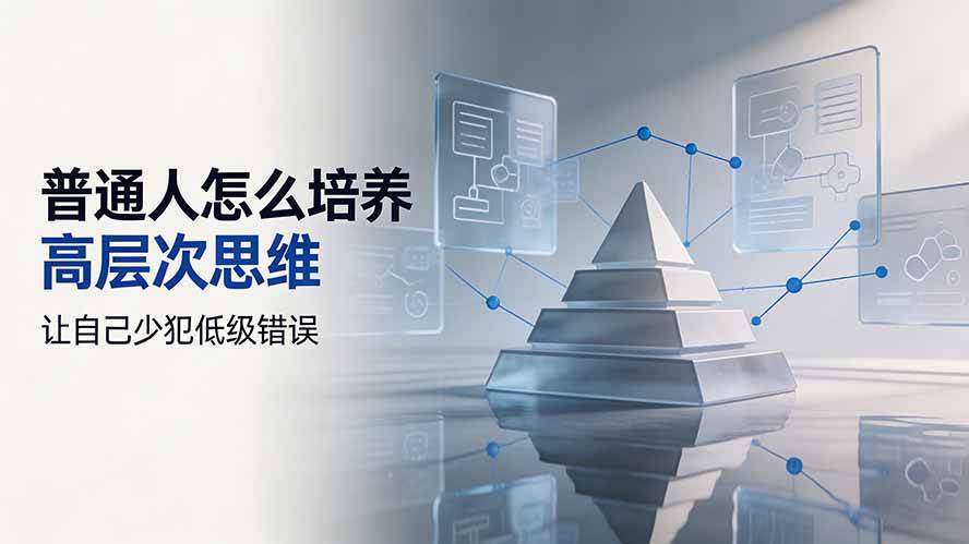 （19637期）付费文章：普通人怎么培养高层次思维，让自己少犯低级错误-资源之家