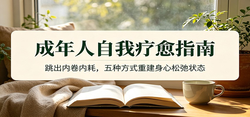 成年人自我疗愈指南：跳出内卷内耗，五种方式重建身心松弛状态-资源之家