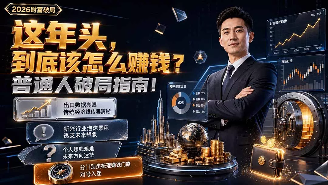 付费文章：这年头，到底该怎么赚钱？普通人破局指南！-资源之家