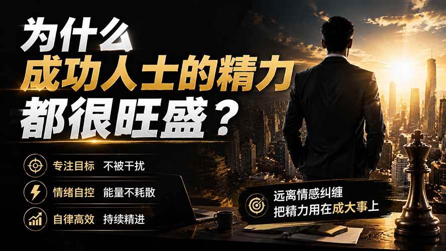 （19754期）付费文章：为什么成功人士的精力都很旺盛？-资源之家