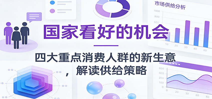 公众号付费文章：国家看好的机会，四大重点消费人群的新生意，解读供给策略-资源之家